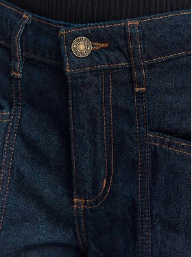 Guess Jeans Jeansy W6YA05 D1179 Granatowy Wide Leg