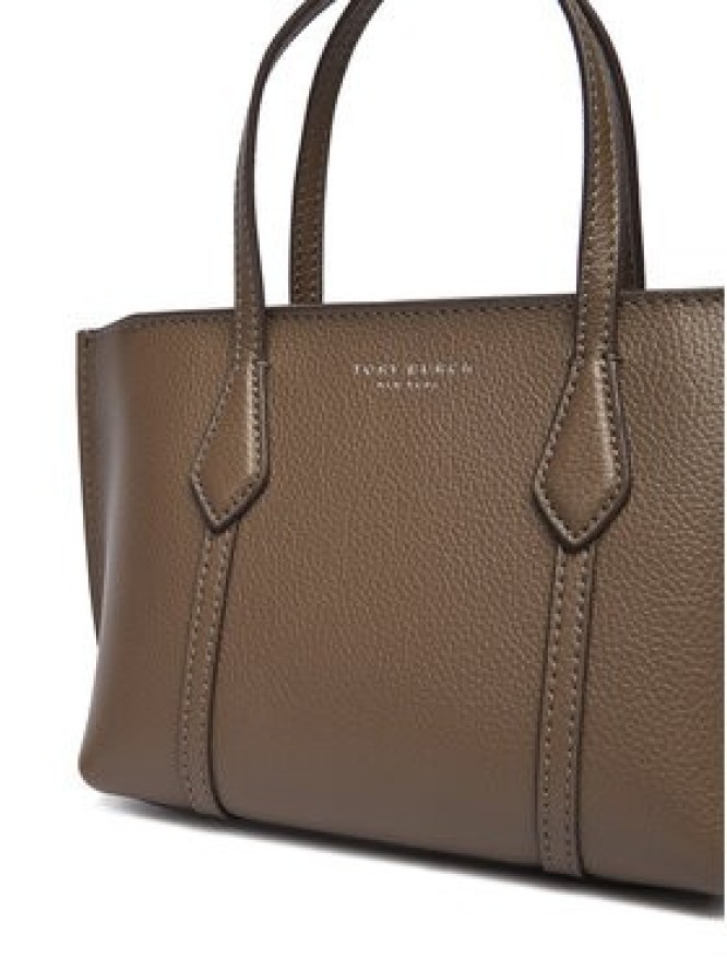 Tory Burch Torebka Perry Mini Tote 175548 Brązowy