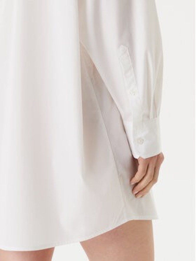 Tommy Jeans Sukienka koszulowa DW0DW21122 Biały Relaxed Fit