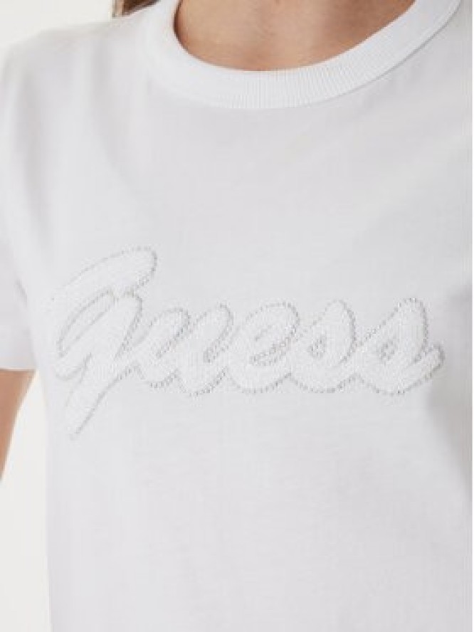 Guess T-Shirt W6GI08 K3023 Biały Regular Fit