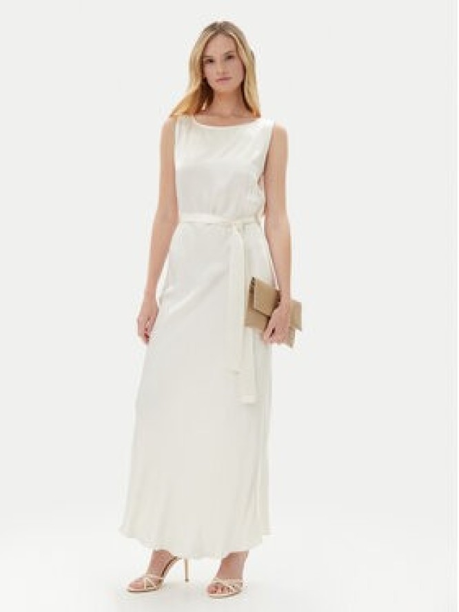 ViCOLO Sukienka wieczorowa TD0766 Écru Regular Fit