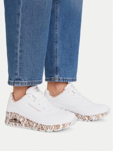 Skechers Sneakersy Uno 155506/WTRG Biały