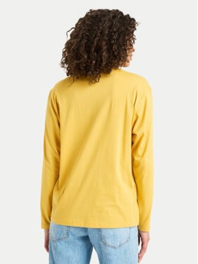 Roxy Bluzka Hangloose Art ERJZT06035 Żółty Regular Fit