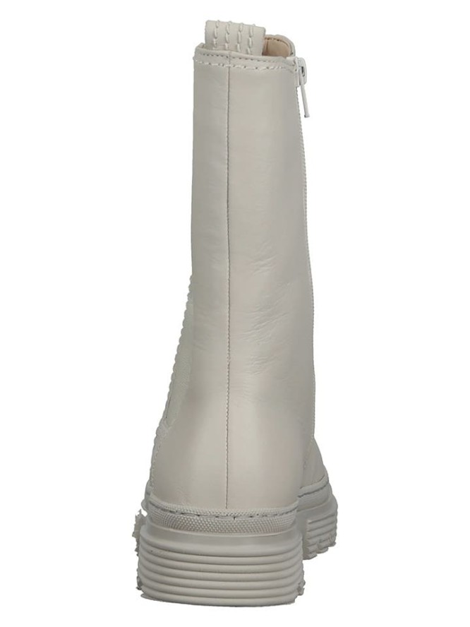 Gabor Skórzane sztyblety w kolorze szarym rozmiar: 40,5