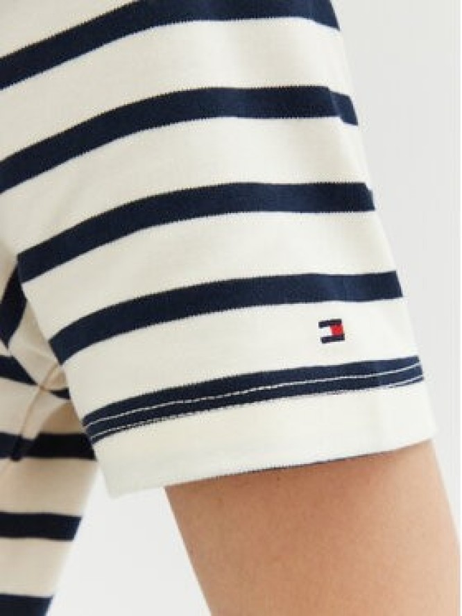 Tommy Hilfiger Bluzka WW0WW42907 Écru Regular Fit