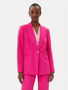 Maryley Marynarka 25EB187/M27/43AL Różowy Regular Fit