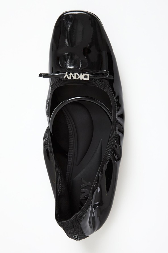 Baleriny damskie lakierowane DKNY