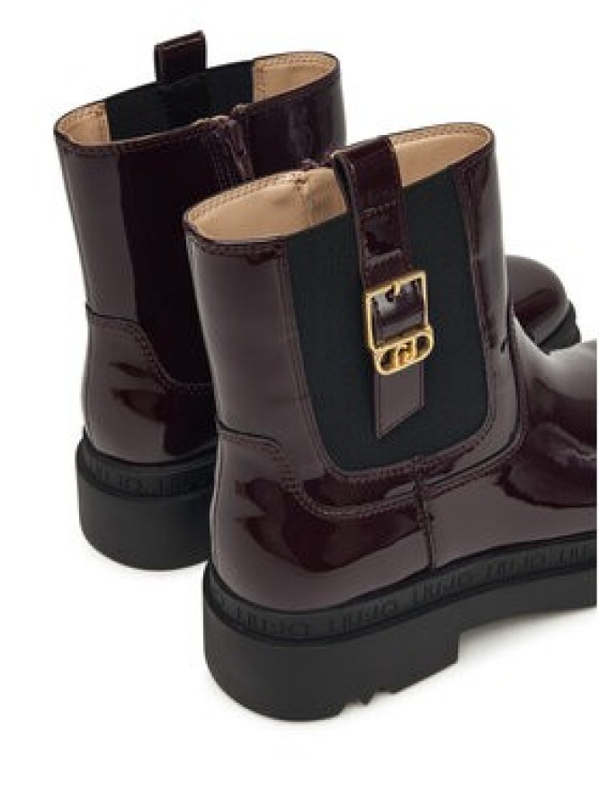 Liu Jo Botki Love 63 SF5067 EX004 Bordowy