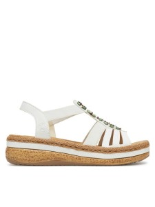 Rieker Sandały V0920-80 Biały