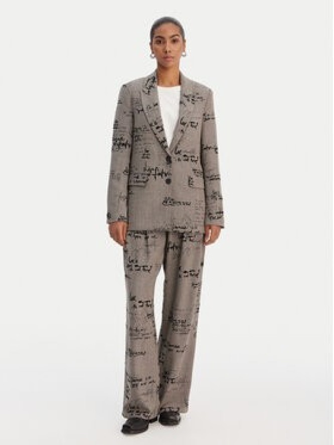 Desigual Marynarka 26SWEW03 Brązowy Regular Fit