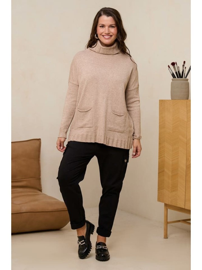 Curvy Lady Golf w kolorze jasnobrązowym rozmiar: 44/46