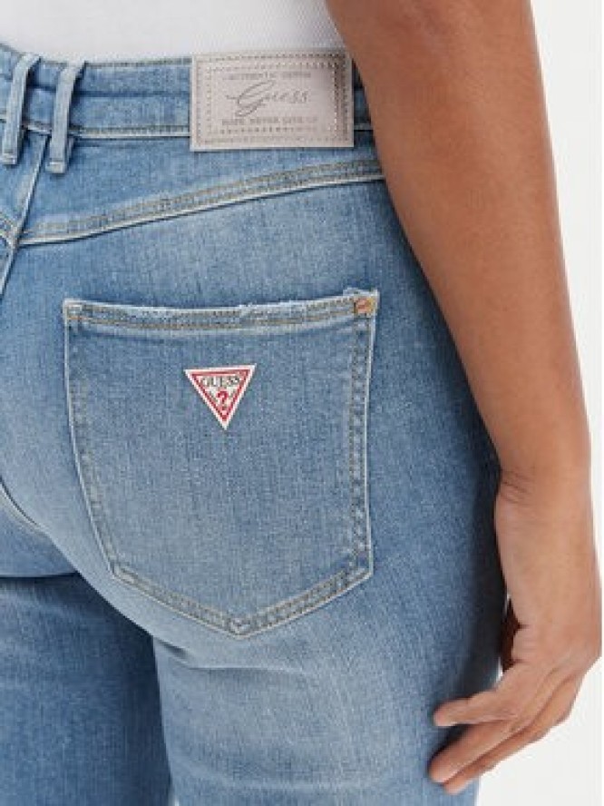 Guess Jeansy W6RA46 D6882 Niebieski Skin Fit