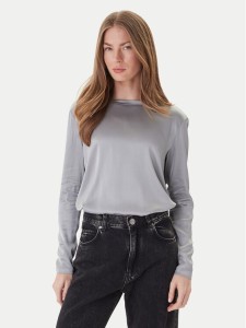ViCOLO Bluzka TF0244 Szary Regular Fit