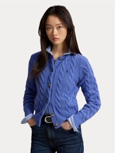 Polo Ralph Lauren Kardigan 211972104501 Niebieski Slim Fit