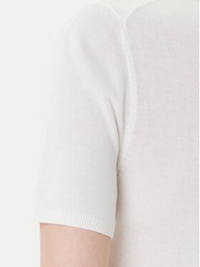 Calvin Klein Sweter LV044C341G Biały Regular Fit