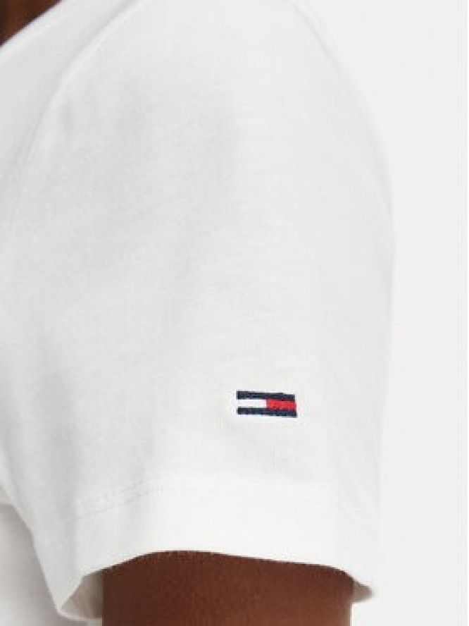 Tommy Jeans T-Shirt DW0DW23481 Biały Regular Fit