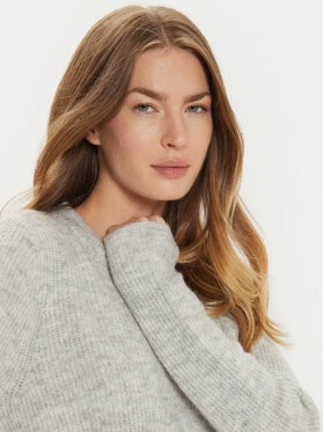 Pieces Sukienka dzianinowa Ellen 17126082 Szary Regular Fit