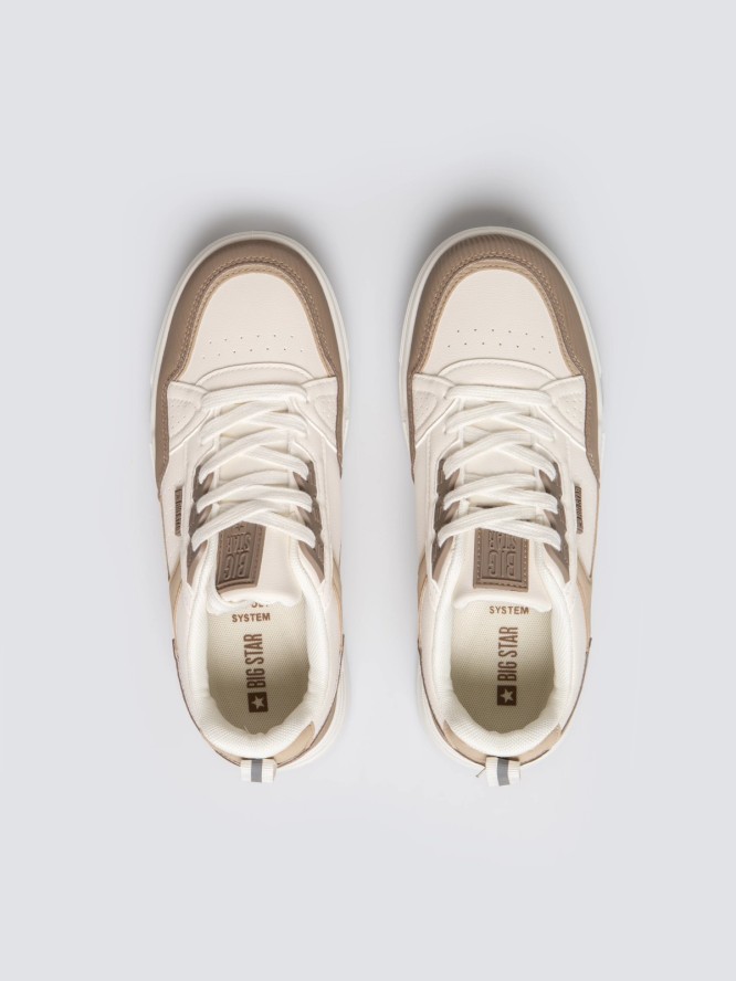 Sneakersy damskie beżowe OO274A151 801