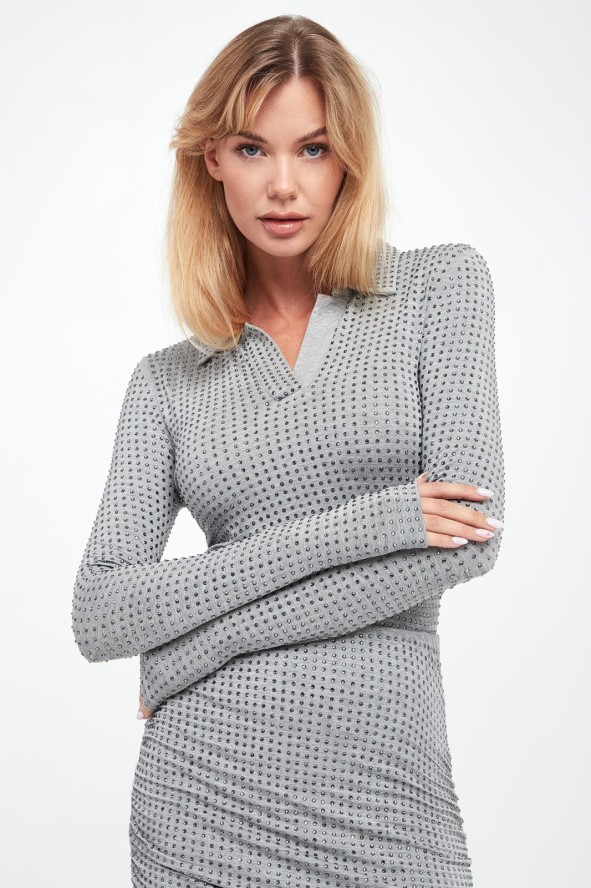 Bluzka damska kryształkami Kooser PINKO