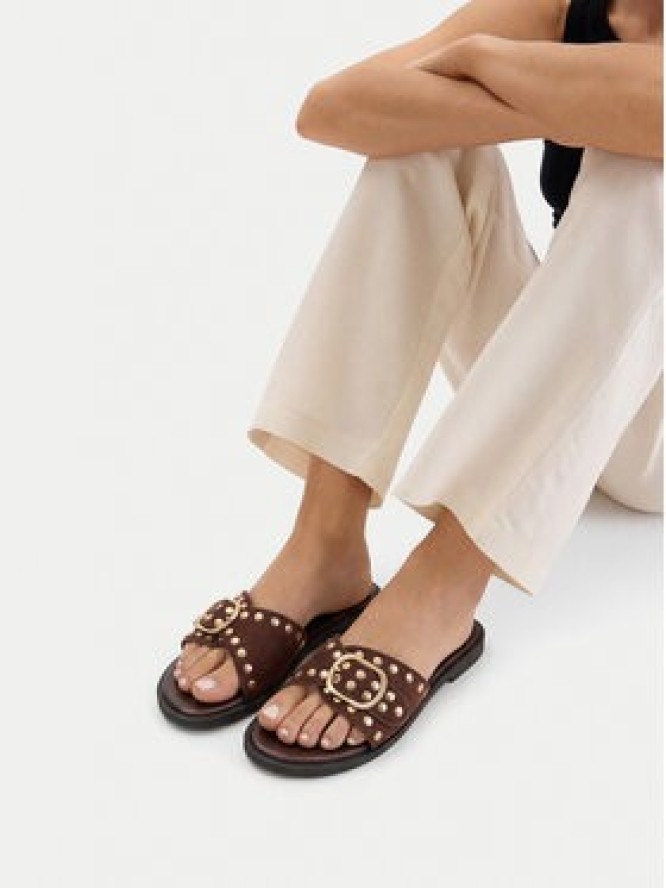 DeeZee Klapki CEO-LB-F9963-YLD Brązowy