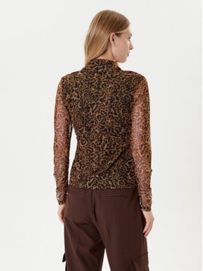 DKNY Bluzka P53HVCMM Brązowy Regular Fit