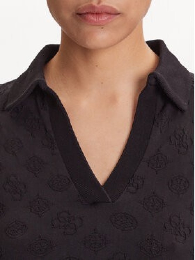 Guess Bluzka V5YP10 Z3OA0 Czarny Regular Fit