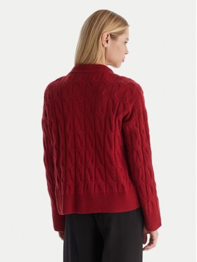 Tommy Hilfiger Kardigan WW0WW43089 Czerwony Regular Fit