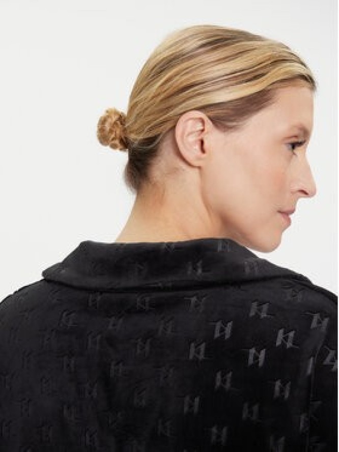 KARL LAGERFELD Bluzka A4W44007 Czarny Regular Fit