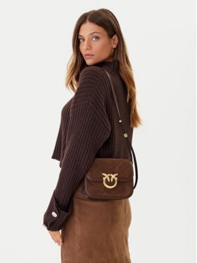 PINKO Torebka Love Box Bag Fl Mini AI 25-26 PLTT 104297 A2JH Brązowy