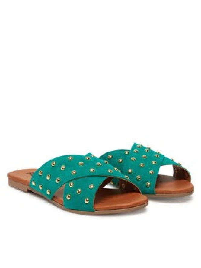 Pieces Klapki 17156837 Zielony