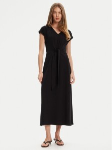 United Colors Of Benetton Sukienka letnia 3FJHDV01T Czarny Regular Fit