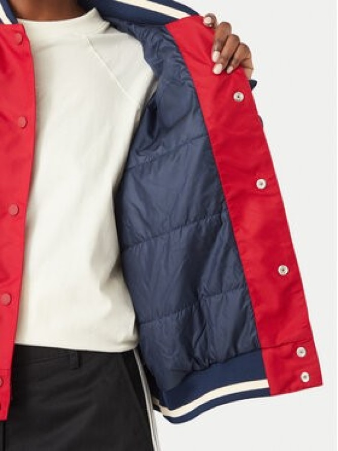 adidas Kurtka bomber KR7030 Czerwony Loose Fit