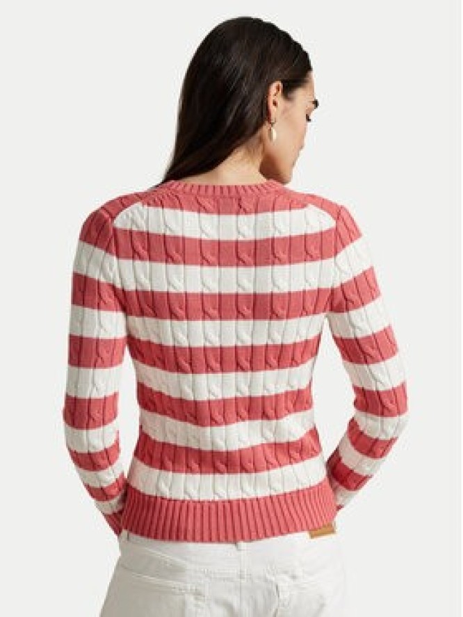 Polo Ralph Lauren Sweter 211965754001 Różowy Slim Fit