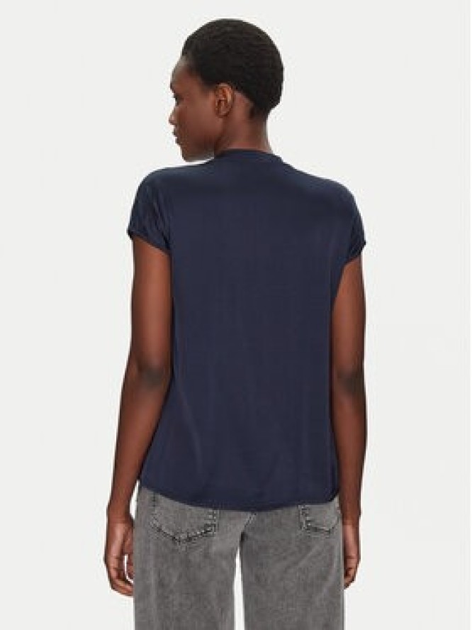 ViCOLO Bluzka TD0009 Granatowy Relaxed Fit