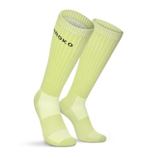 Podkolanówki do gry w padla Padel Siroko Contour Lime