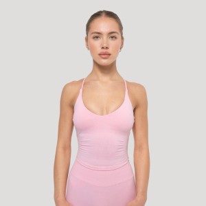 Top damski fitness z dekoltem V Luma