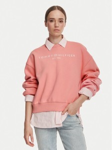 Tommy Hilfiger Bluza WW0WW47831 Różowy Regular Fit