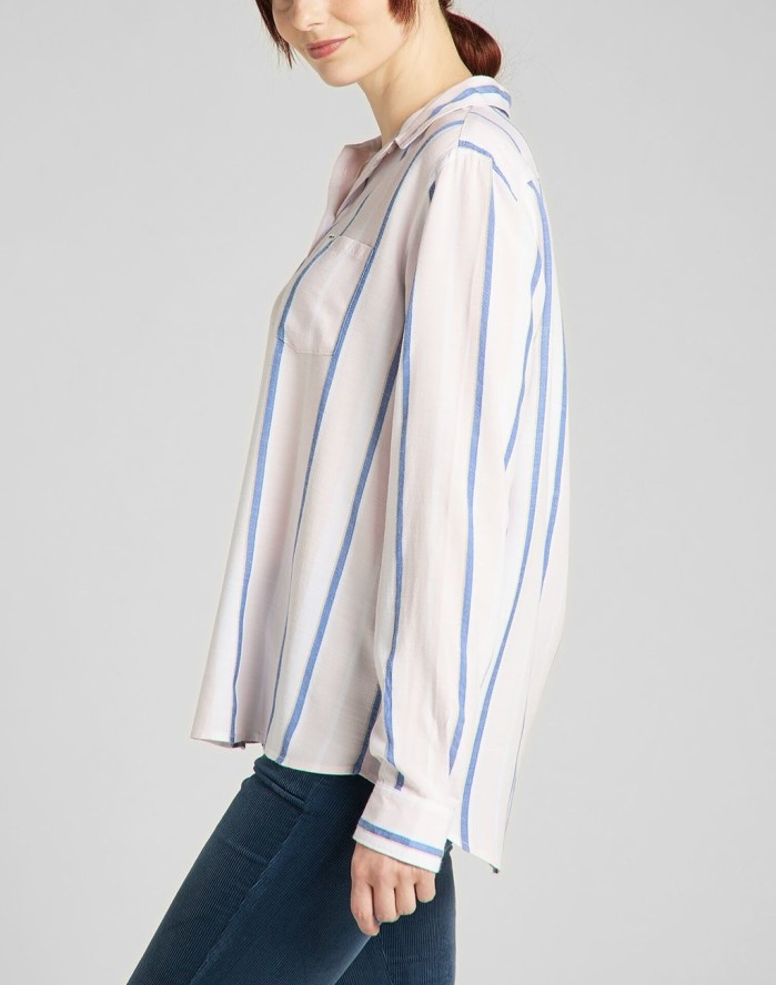 LEE ONE POCKET SHIRT DAMSKA KOSZULA DŁUGI RĘKAW PALE LILAC L45TXDSU 112140167