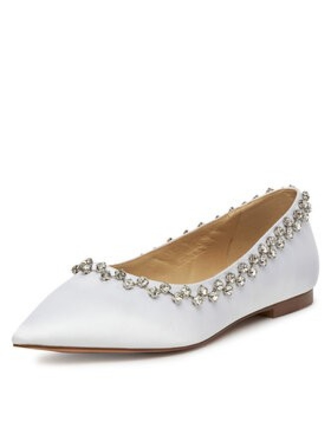 Eva Minge Baleriny MILA-V1166-28-1 Biały