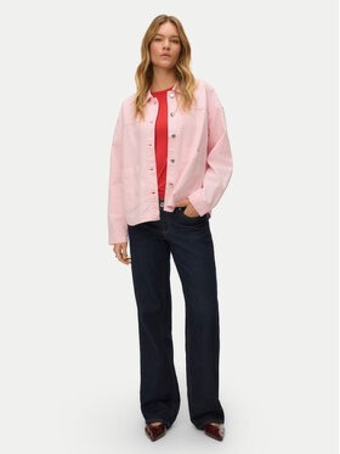Vero Moda Koszula jeansowa Jamie 10331693 Różowy Relaxed Fit