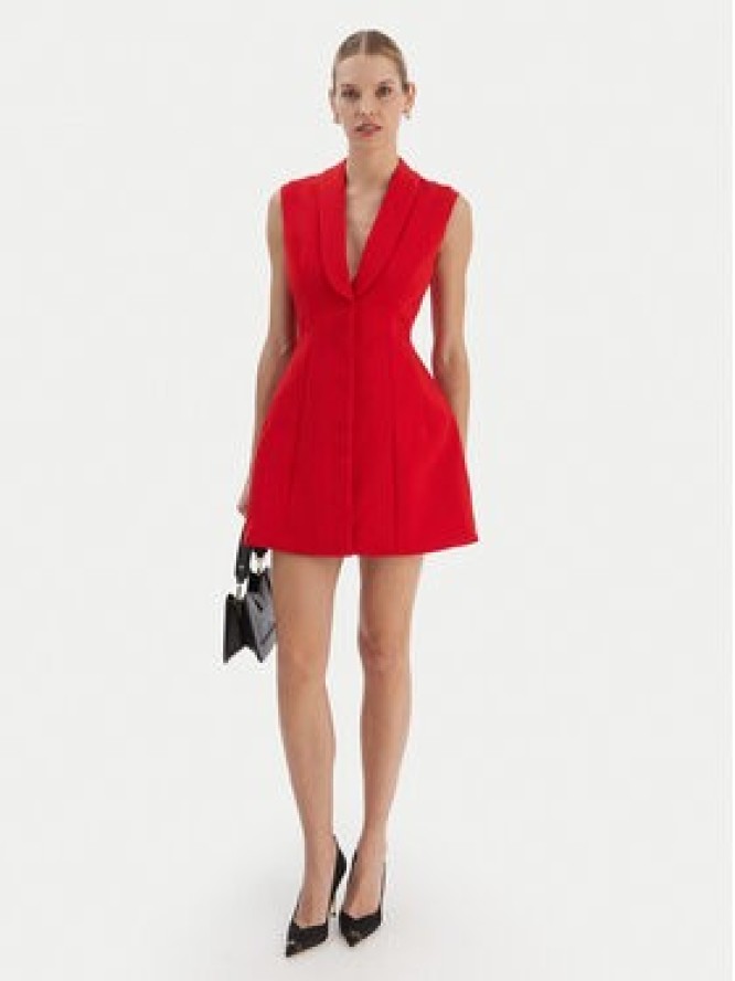Bardot Sukienka koktajlowa Destene 59724DB Czerwony Slim Fit