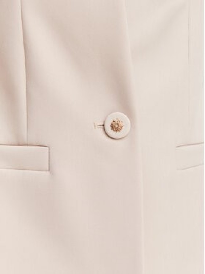 Rinascimento Marynarka CFC0130153003 Beżowy Slim Fit