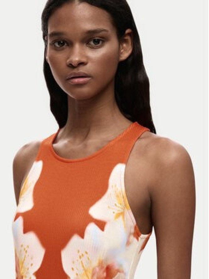 Desigual Sukienka codzienna Jasmine 26SWVK37 Pomarańczowy Slim Fit