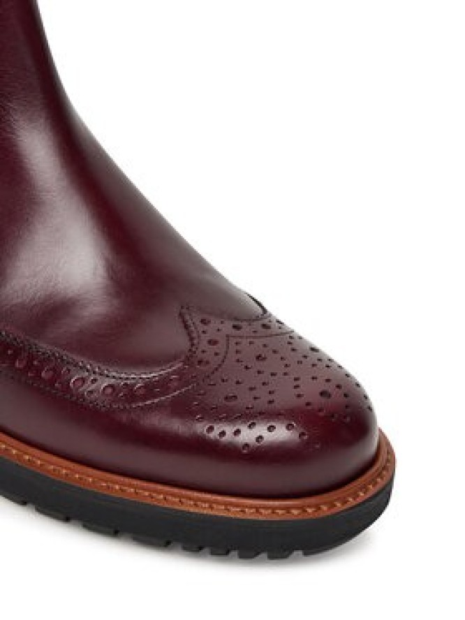 ECCO Botki 23288361291 Bordowy