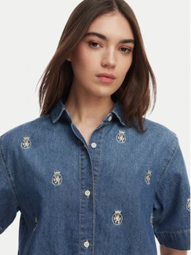 Tommy Hilfiger Koszula jeansowa WW0WW50624 Niebieski Relaxed Fit