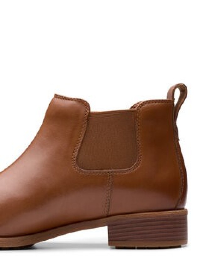 Clarks Sztyblety Havisham Top 26178718 Brązowy