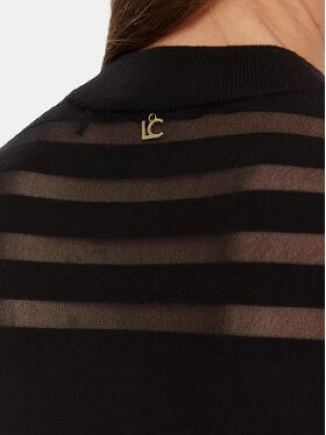 LOLA CASADEMUNT Bluzka LF2511015 Czarny Slim Fit