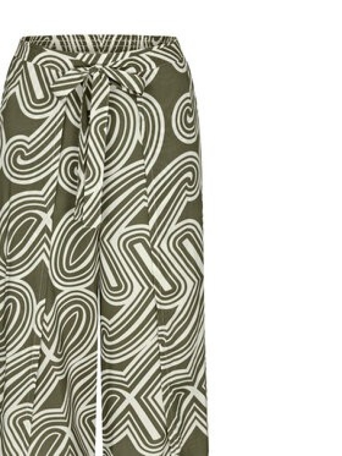 Triumph Spodnie materiałowe Beach MyWear 10222189 Zielony Wide Leg