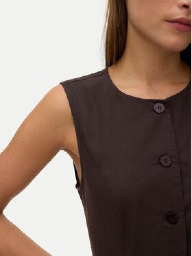 Vero Moda Kamizelka Selma 10345675 Brązowy Regular Fit