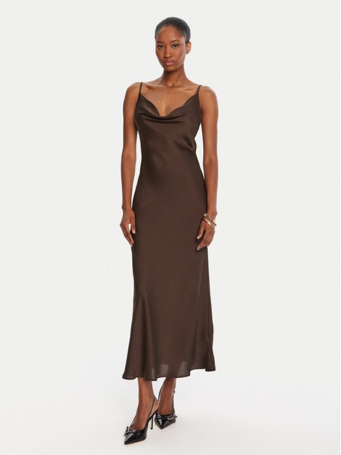 Guess Sukienka codzienna W5GK85 WH9C2 Brązowy Regular Fit